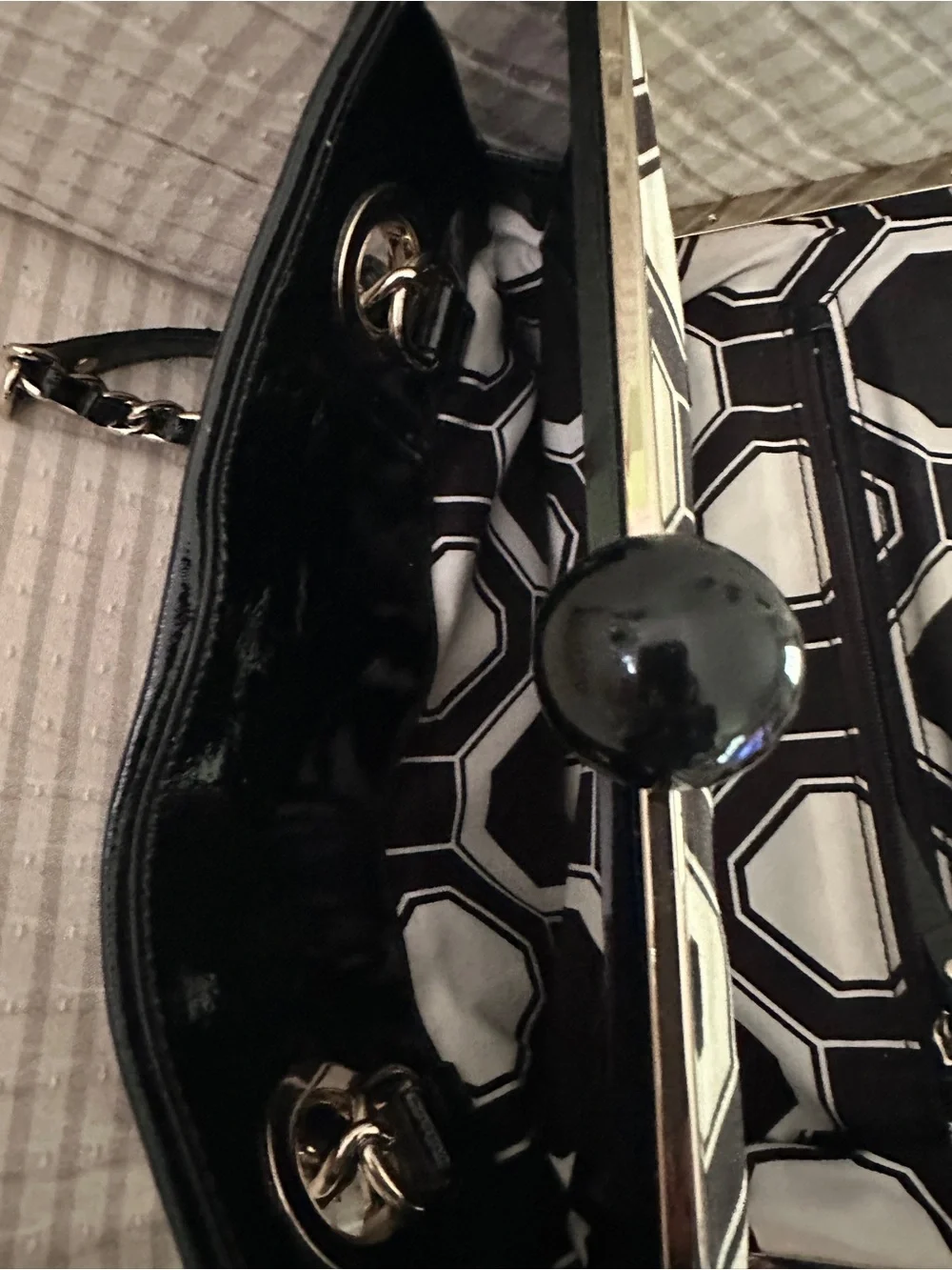 kate spade glossy patent